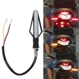 1Pcs 24 LED Motorcycle Turn Signal Indicator Tail Brake Light