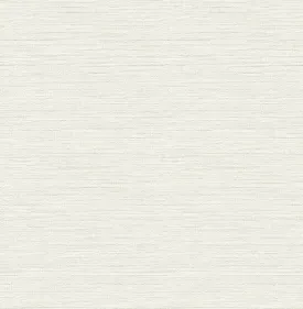 Agave Off-White Faux Grasscloth Wallpaper