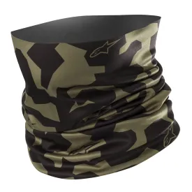 Alpinestars Camo Lightweight Motorcycle Neck Tube Mili Green Black