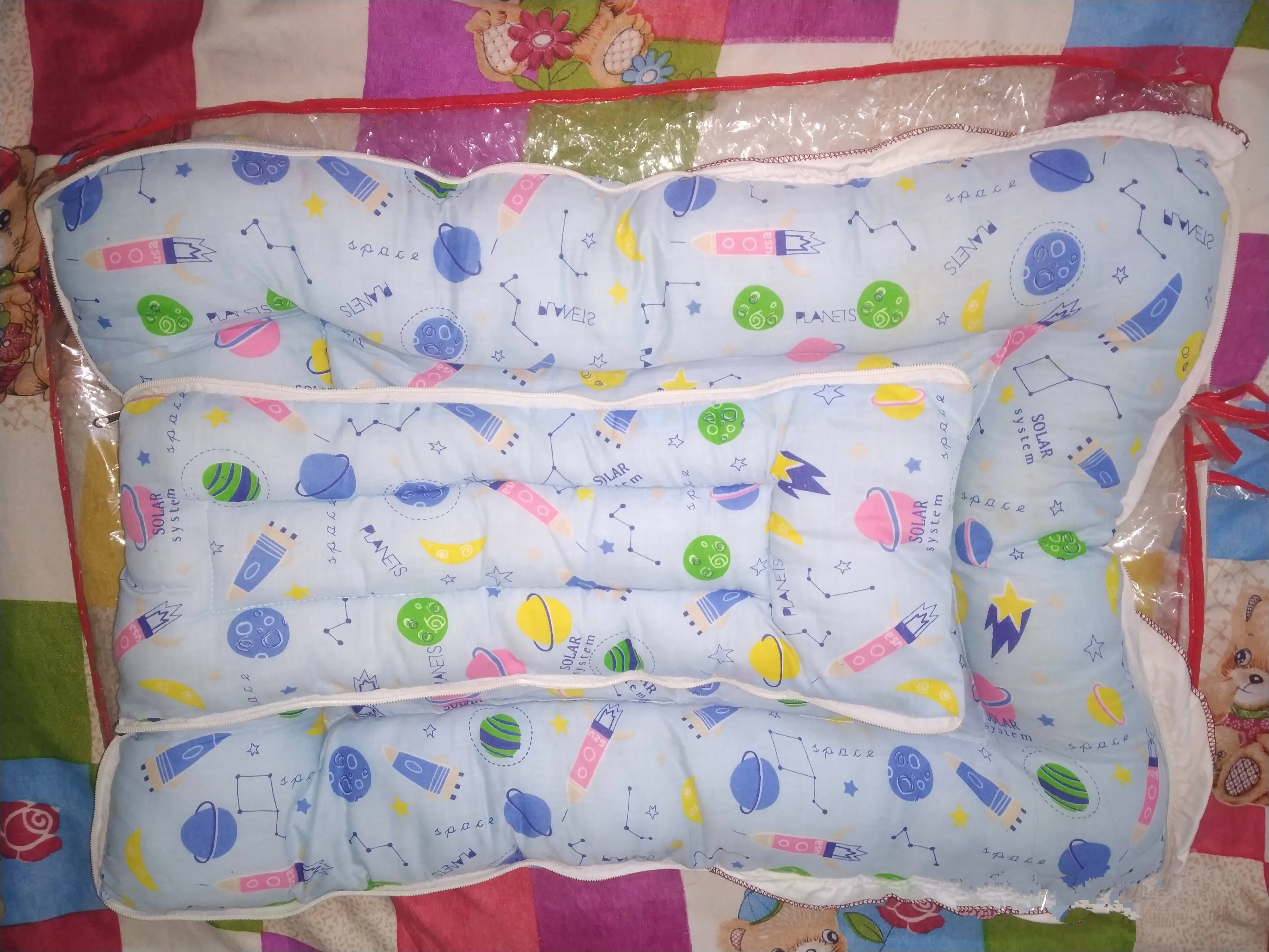 Baby carrier nest cum bed cushion