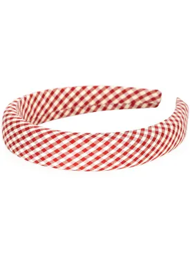 Banned Harriet 50's Gingham Headband Red