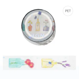 BGM Foil Stamping Clear Tape: Life - Vase for a Single Flower