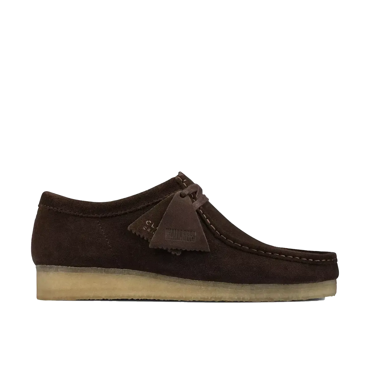 Clarks Wallabee Shoe - Dark Brown Suede