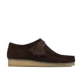 Clarks Wallabee Shoe - Dark Brown Suede