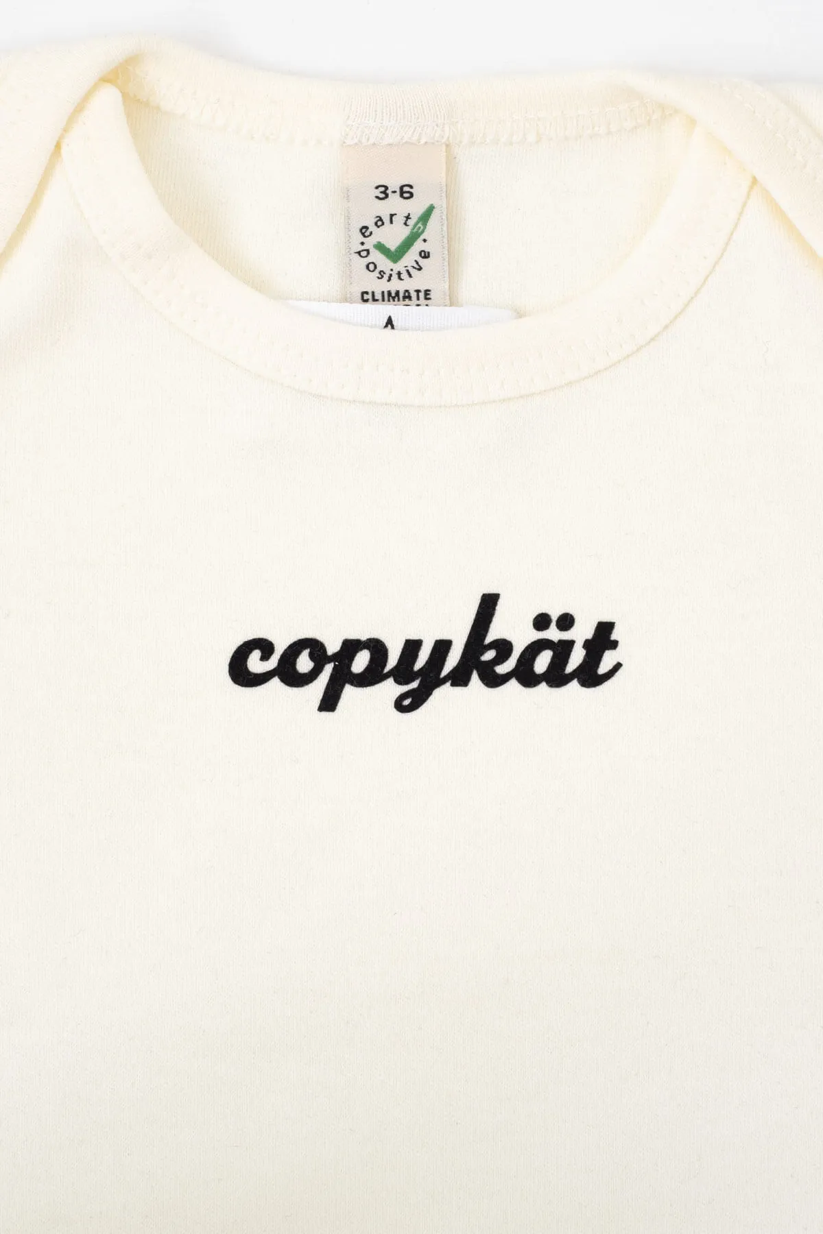 COPYKÄT Baby lap t-shirt 3-6 MTHS - Ecru