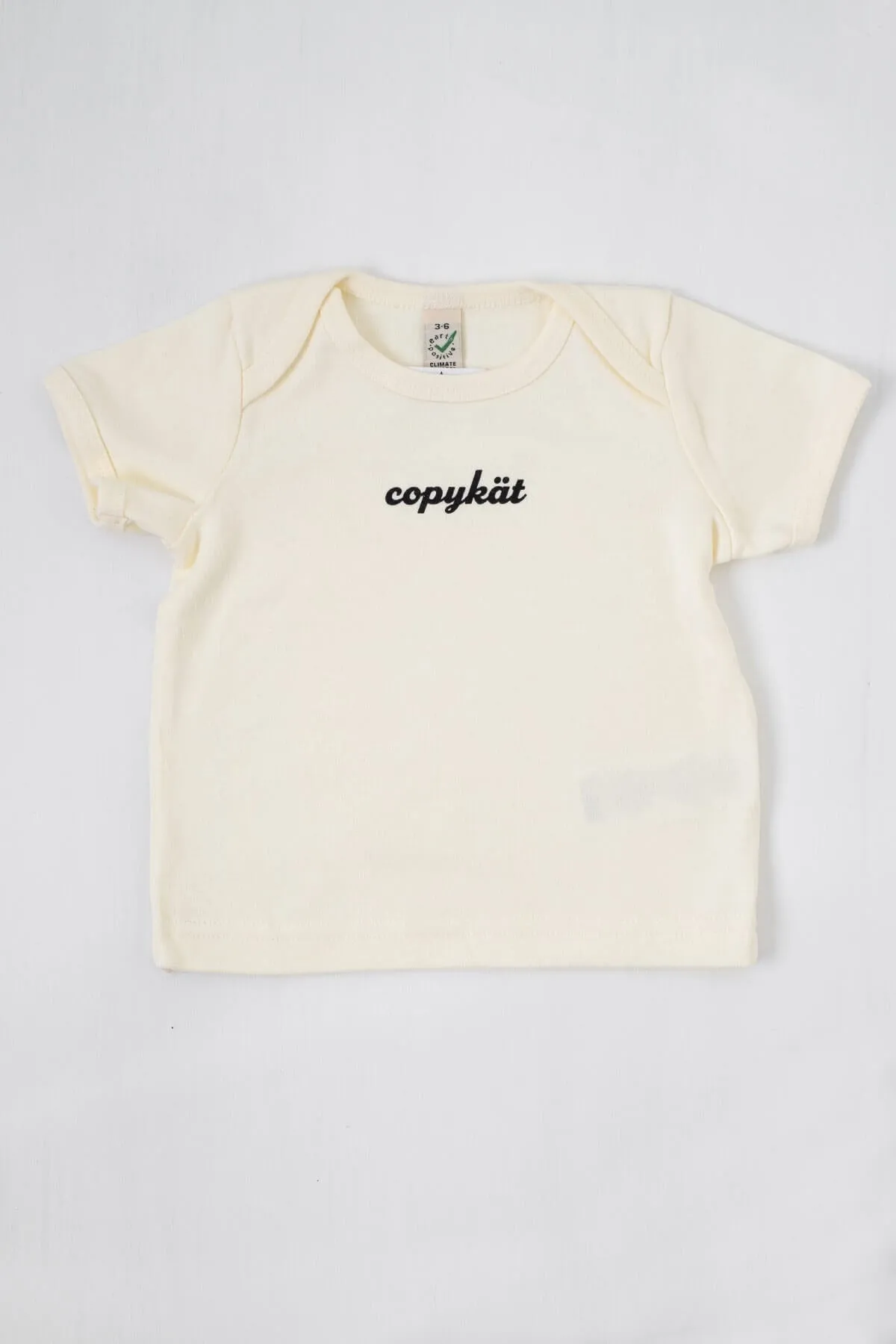 COPYKÄT Baby lap t-shirt 3-6 MTHS - Ecru