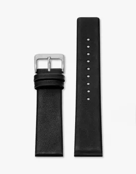 Deco Series - Black Leather Watch Band