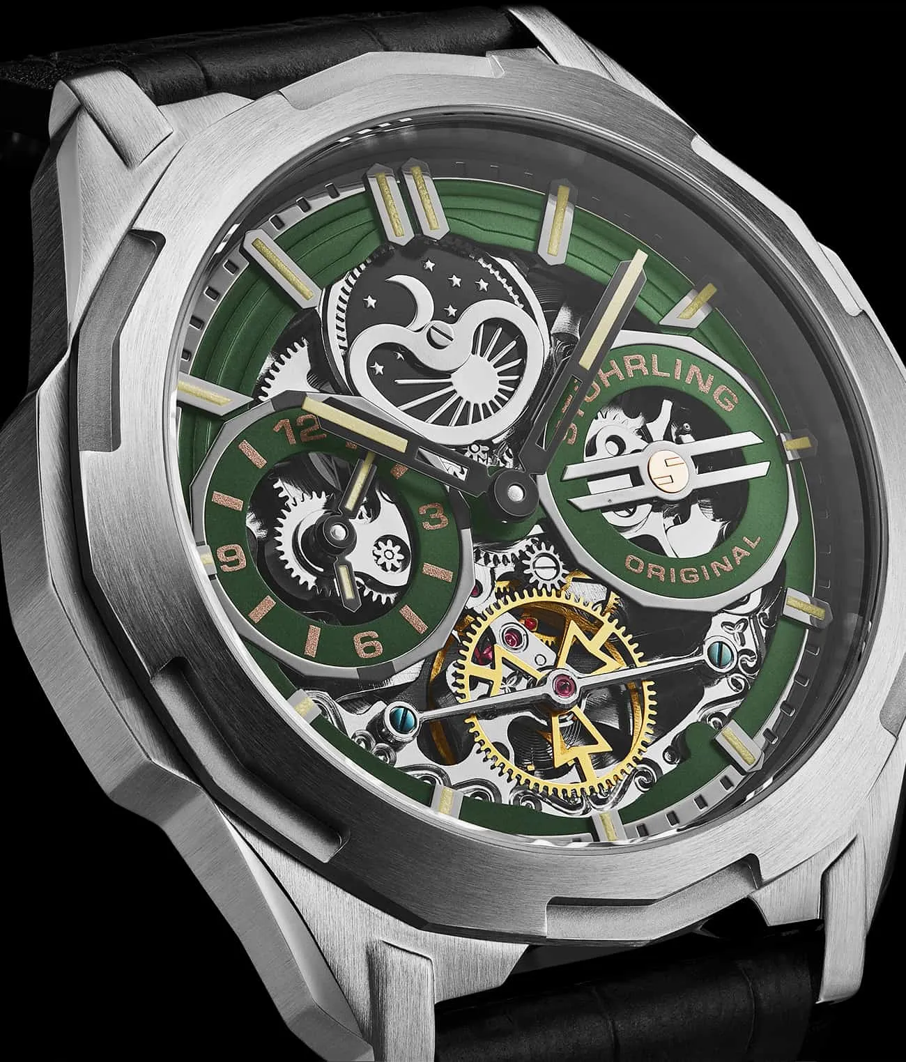 Dual Time Automatic Navigator 46mm Skeleton