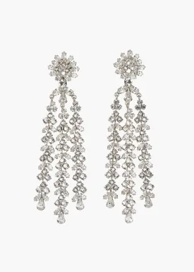 Evangeline Earrings -- Crystal