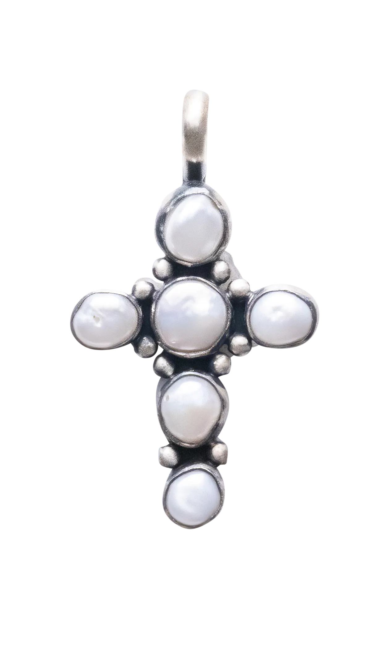 Freshwater Pearl Cross Pendant | Lowell Draper