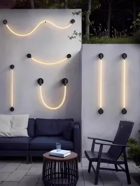 Kolia Dimmable LED Indoor/Outdoor Waterproof Wall Lamp Flexible Fabric Rope