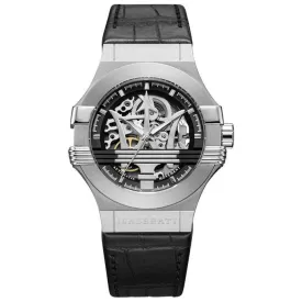 Maserati R8821108001 Potenza Automatic Black Dial Men's Watch