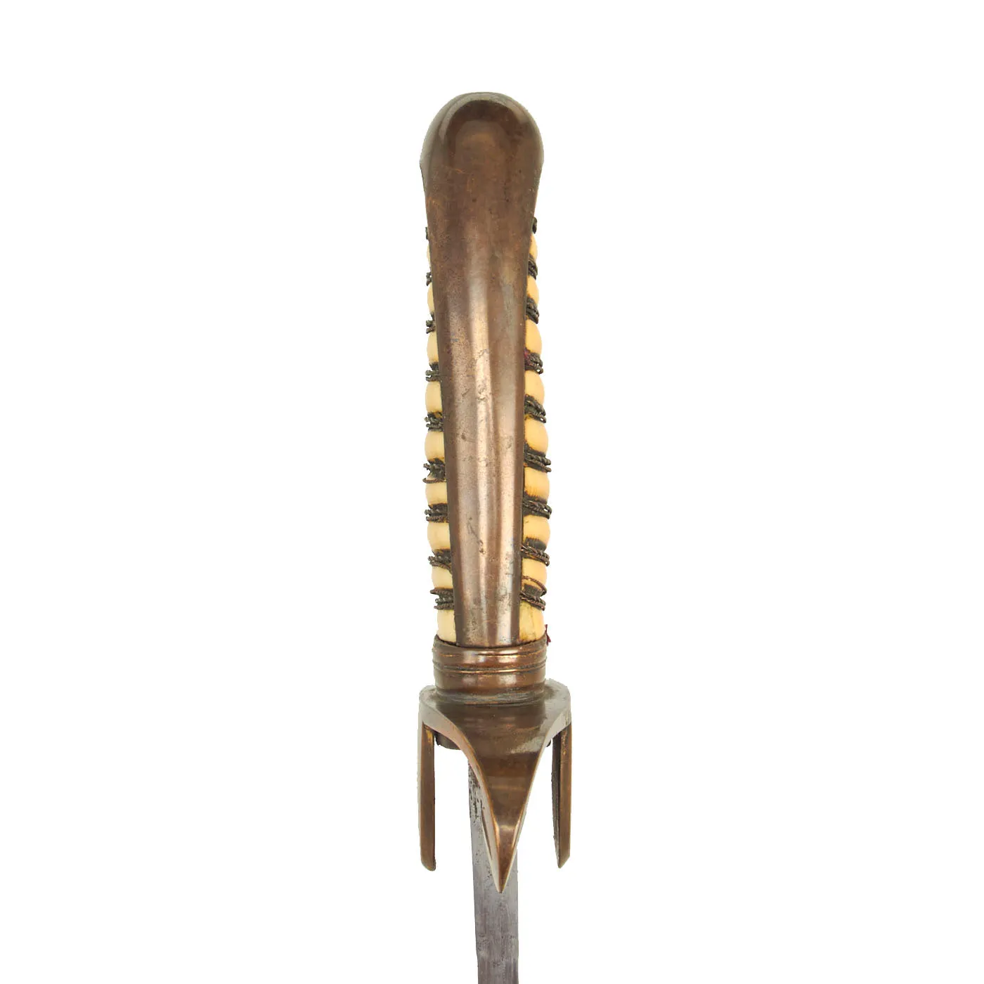 Original British Georgian Officer’s Saber with Walrus Bone Hilt Inscribed to Lt. Col. Alexander Hamilton - 30th Reg’t of Foot - Served at Quatre Bras and Waterloo