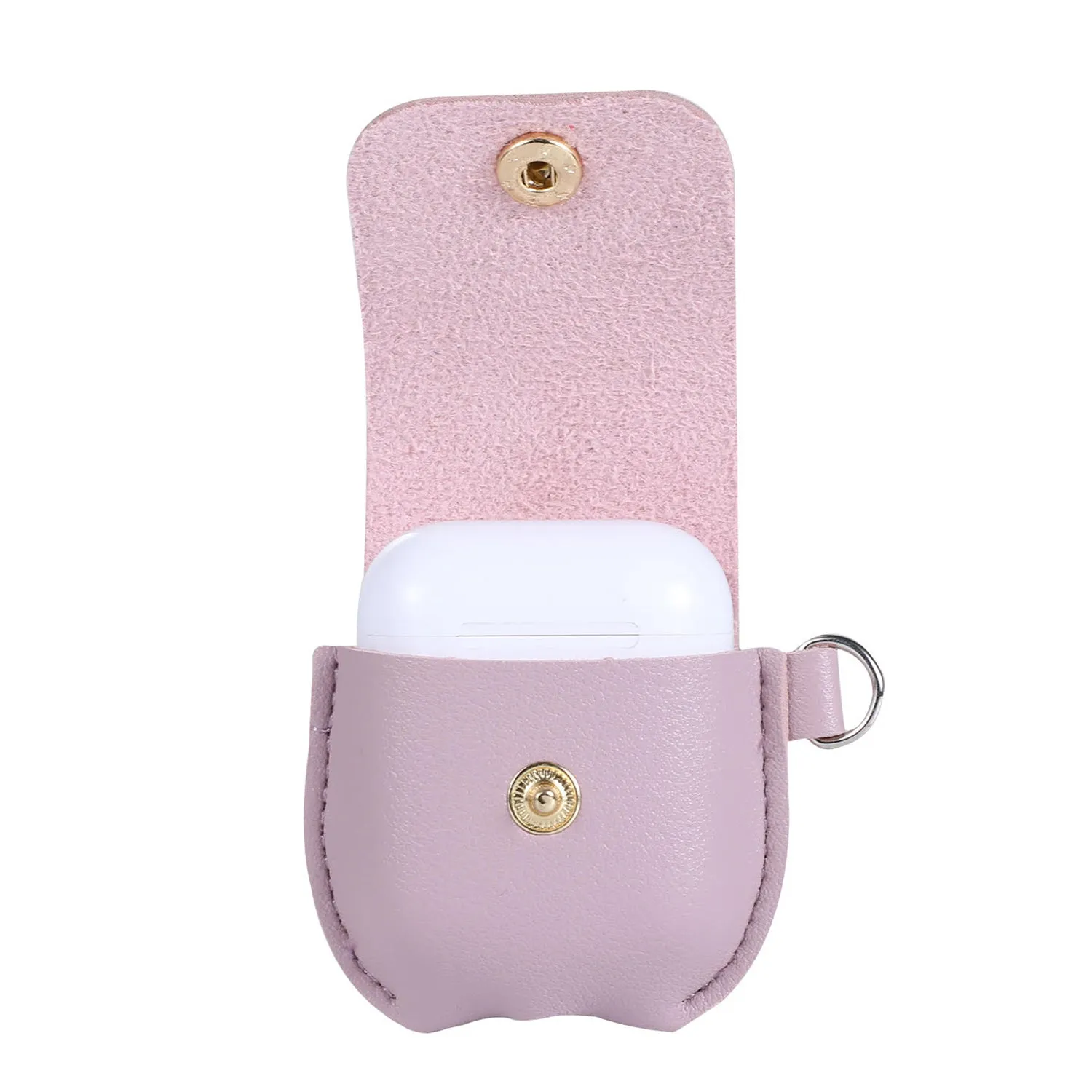 Pink Leather AirPod Case