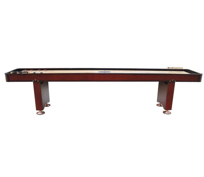 Playcraft Georgetown 12' Shuffleboard Table in Cherry