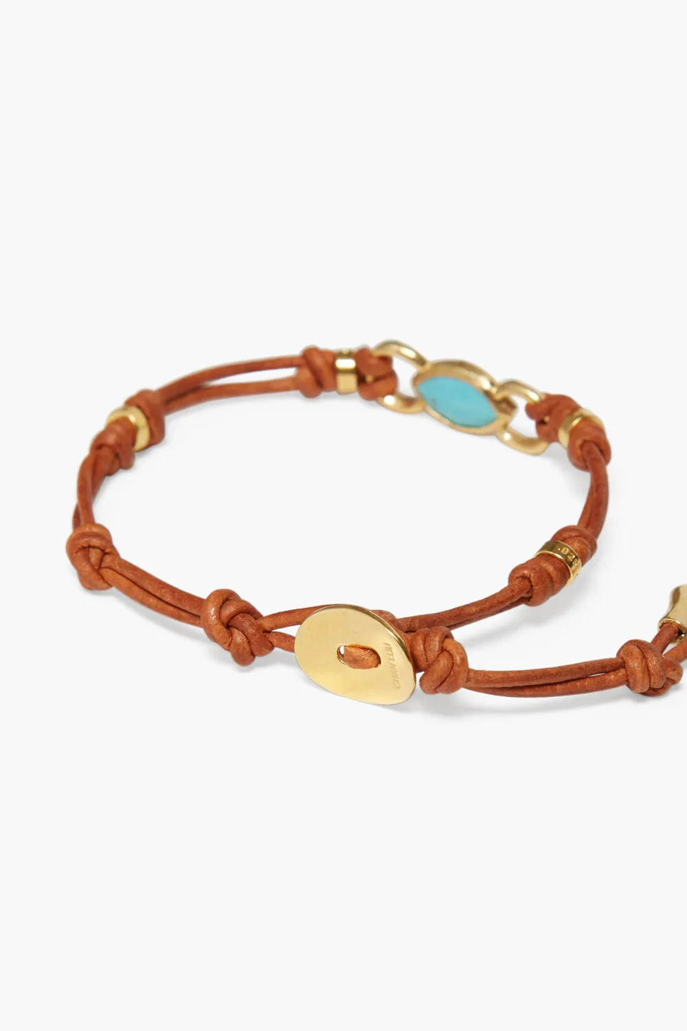 Reina Single Wrap Bracelet Turquoise