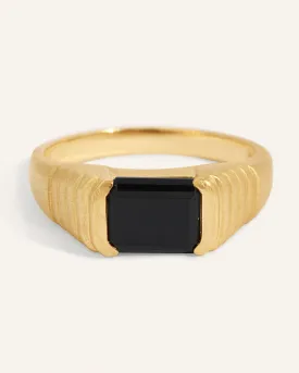 Small Onyx Edmond Ring